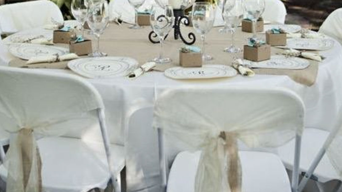 White Resin Chair setup 1
